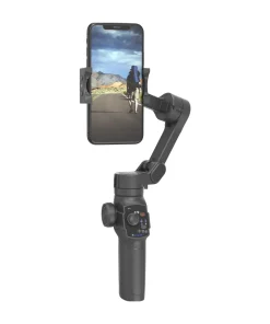 گیمبال سه‌محوره هوشمند Porodo 3-Axis Gimbal Stabilizer with AI Tracker