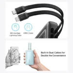 پاوربانک کابل دار انکر 20000 میلی آمپر A1681H11 مدل Anker Zolo Power Bank